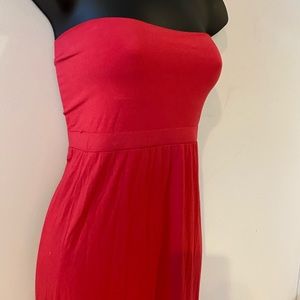 💛SALE💛 Splendid Red Strapless Maxi Dress